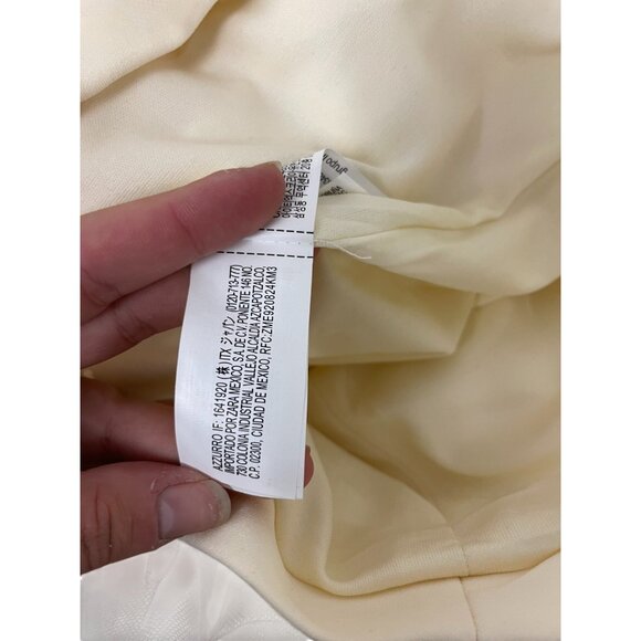 Zara Women Mini Dress Large L off White Puffy Tulle Hem Strapless 4772/332 NWT - Picture 10 of 16